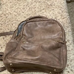 Stylish Tan Backpack